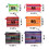 MUKA Colorful Zipper Pouch Waterproof Storage Bags Pencil Case for Travel Cosmetic Toiletry Puzzle Organizing