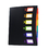 Aspire 6 Pockets Expanding Project Sorter File, Multi Pocket Portable Rainbow File Folders Organizer, A4 Size, Price/Pcs