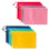 Muka 10 Pack A4/Letter Size Canvas File Pocket Waterproof Zipper Document Bag Organizer Storage Pouch Office Supplies