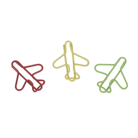 100 PCS Airplane Paper Clips, 1 1/4"L x 1"W - In Stock