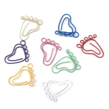 (Price/100 Paper Clips) Feet Shaped Paper Clips Bookmarks, 1 1/4