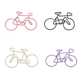 (Price/100 Paper Clips)Blank Bicycle Shaped Paper Clips,2 1/2