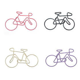 (Price/100 Paper Clips)Blank Bicycle Shaped Paper Clips,2 1/2"L x 1 5/8"W