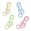 100 PCS Blank Paper Clips Lyric Shaped Music Notes,1 1/2"L x 3/5"W, Price/100 pcs