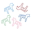 Officeship (Price/100 Paper Clips)Blank  Horse Shaped Paper Clips,1 3/8"L x 1 3/16"W, Price/100 pcs