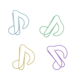 (Price/100 Paper Clips)Lovely Lyric Shaped Paper Clips,1 3/16