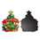 Blank Christmas Tree Flexible Magnet, 3 1/5"H x 2 3/4"W x 20 Mil Thick, Price/each