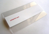 Custom Transparent Plastic Business Cards, Full Color Printed - Thickness 0.38mm