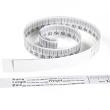 Blank 40"L Paper Tape Measure, Measuring Babies Head Circumference