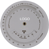 Custom 6" Diameter 2-Wheel Body Mass Index Calculator
