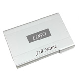 Muka Custom Brushed Aluminum Card Holder, 3-5/8