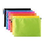 Muka 10 Pack Storage Bags, Mesh Bags, Oxford Waterproof Zipper Pencil Pouches for Organizing