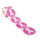 Muka 250 PCS 2.5"Dia Breast Cancer Awareness Support Ribbon Roll Sticker, Price/Roll