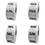 Muka White Round Size Labels,0.75" Dia, 500PCS per roll - XS/S, S/M, M/L, L/XL, Price/Roll