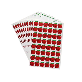 (Price/1 pack) Apples Shape Stickers, 360 PCS/pack