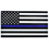 Muka 6 PCS Blue Line American Flag Subdued Sticker Decal