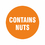 Orange Contains Nuts