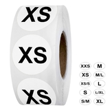 Officeship 500 PCS 0.75 Inch White Round Size Sticker For T-Shirts