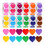 Officeship 500 PCS 1 Inch Love Heart Stickers Heart Labels, Heart Stickers