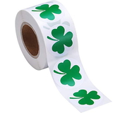 Muka 500 PCS 1 Inch St. Patrick's Day Stickers Self-Adhesive St. Patrick's Label