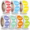 Muka 500 PCS 1" Days of The Week Stickers, Day Labels Self Adhesive Day Sticker Food Labels for Weekdays and Weekends, Expiration Date Stickers