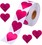 Muka 500 PCS Shiny Heart Stickers, 1" Love Heart Shaped Sticker, Heart Labels for Valentine's Day, Birthday, Envelope Seals