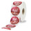 Muka 500 PCS Red Laser Thank You Sticker Roll 1 Inch for Baking Packaging, Wedding Gift Envelope Seals