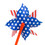 Muka 25 PCS American Flag Patriotic Pinwheels Fourth of July Party Decorations 100% Recyclable 11.8" Height, 4 Inch Dia