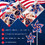 Muka 100 PCS Patriotic Pinwheels American Flag Pinwheels 4th of July Party Decorations 16" Height, 8 Inch Dia
