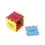 Custom Foam Desktop Puzzle Cube without Holes - Mixed Colors (3"), One Color Imprinted, Price/Piece
