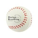 Muka Custom Baseball White Balls with Red Stripes Gift One Color Silk Screen Printing, Price/Piece