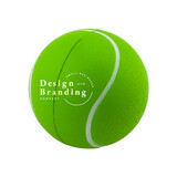Muka Custom Tennis Stress Balls Green Stress Reliever One Color Silk Screen Printing, Price/Piece