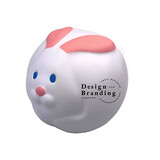 Muka Custom Rabbit Stress Reliever Animal Stress Reliever One Color Silk Screen Printing, Price/Piece