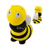 Muka Custom Bee Toy Stress Ball Stress Reliever PU Ball One Color Silk Screen Printing, Price/Piece