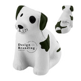 Muka Custom Stress Reliever Dalmatians Toy White Dog Stress Balls, One Color Silk Screen Printing, Price/Piece