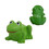 Muka Custom Stress Reliever Simulation Frog Animal Toy, One Color Silk Screen Printing, Price/Piece