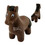Muka Custom Brown Horse Stress Balls Stress Reliever Horse, One Color Silk Screen Printing, Price/Piece