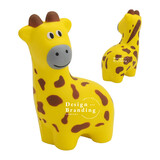 Muka Custom Giraffe Stress Reliever One Color Silk Screen Printing, Price/Piece