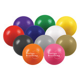 Muka 100 Pcs Custom Glossy Stress Ball, Squeeze Balls for Finger Exercise, Stress Reliever One Color Silk Screen Printing