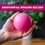 Muka Custom Light Bulb Stress Reliever with Keychain Stress Ball One Color Silk Screen Printing