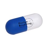 Muka Custom Capsule Shaped Stress Reliever One Color Silk Screen Printing, Price/Piece