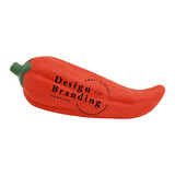 Muka Custom Red Chili Stress Reliever One Color Printing
