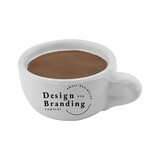 Muka Custom Tea Cup Stress Reliever, Cup Stress Reliever One Color Silk Screen Printing