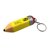 Muka Custom 50 PCS Pencil Stress Reliever Custom Pencil Keychain, 1.2 x 3.5 Inches, One Color Printing