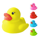 Muka Blank Squeezed Rubber Duck Bath Toys Baby Shower for Child, 2