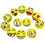 Set of 12 Assorted Emoji Face Squeeze Balls - 2.5" Dia, Price/1 pack