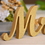 Aspire 6" Height Glitter Mr & Mrs Signs Elegnat Wooden Freestanding Letters For Wedding Receptions Table Decorations, Price/Set