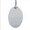 Blank Anodized Aluminum Oval ID Tags with Ball Chain, Price/Piece