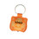 Custom Faux Leather Tiger Shaped Flashlight Keychain, 1 5/8" H x 1 7/8" W, Price/Piece