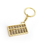 Custom Gold Tone Mini Abacus Pendant Keychain, Laser Engraved, Price/Piece
